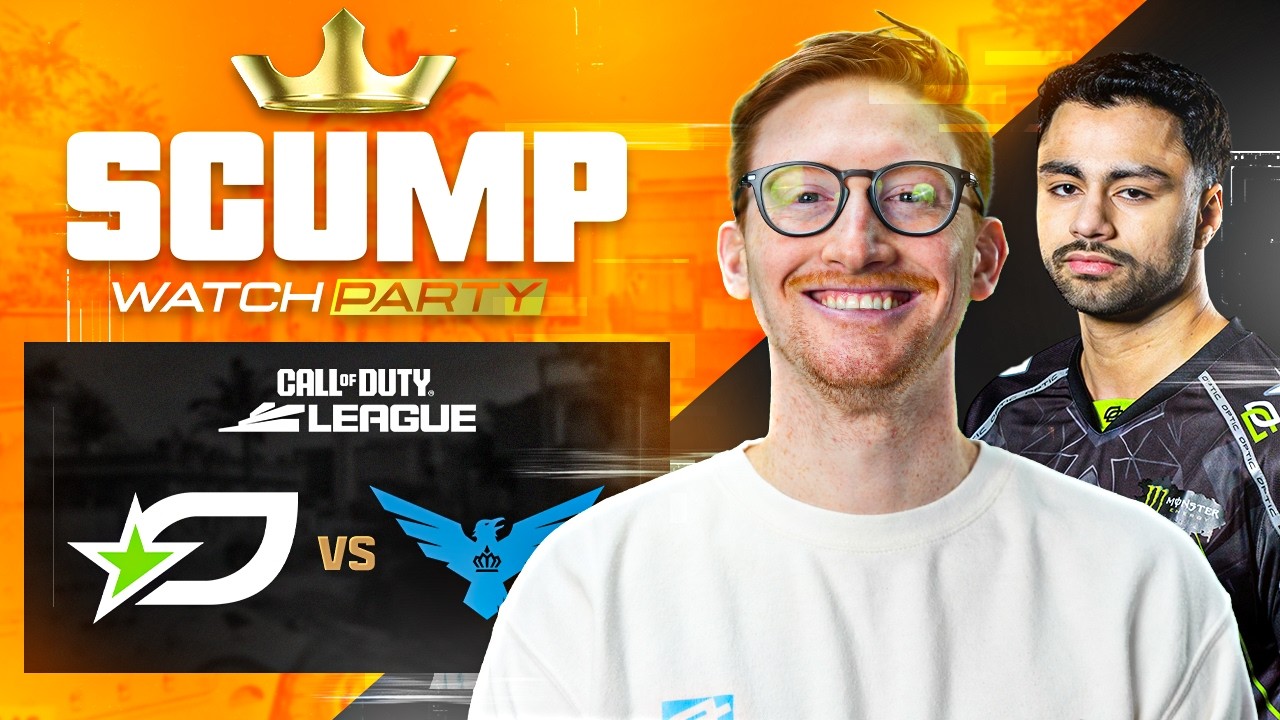 OpTic TEXAS vs CAROLINA ROYAL RAVENS!! SCUMP WATCH PARTY - CDL MAJOR 2 QUALIFIERS WEEK 4