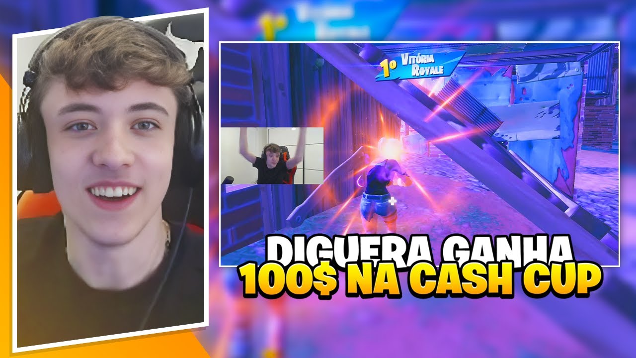 DIGUERA GANHA 100$ NA CASH CUP SOLO!!!