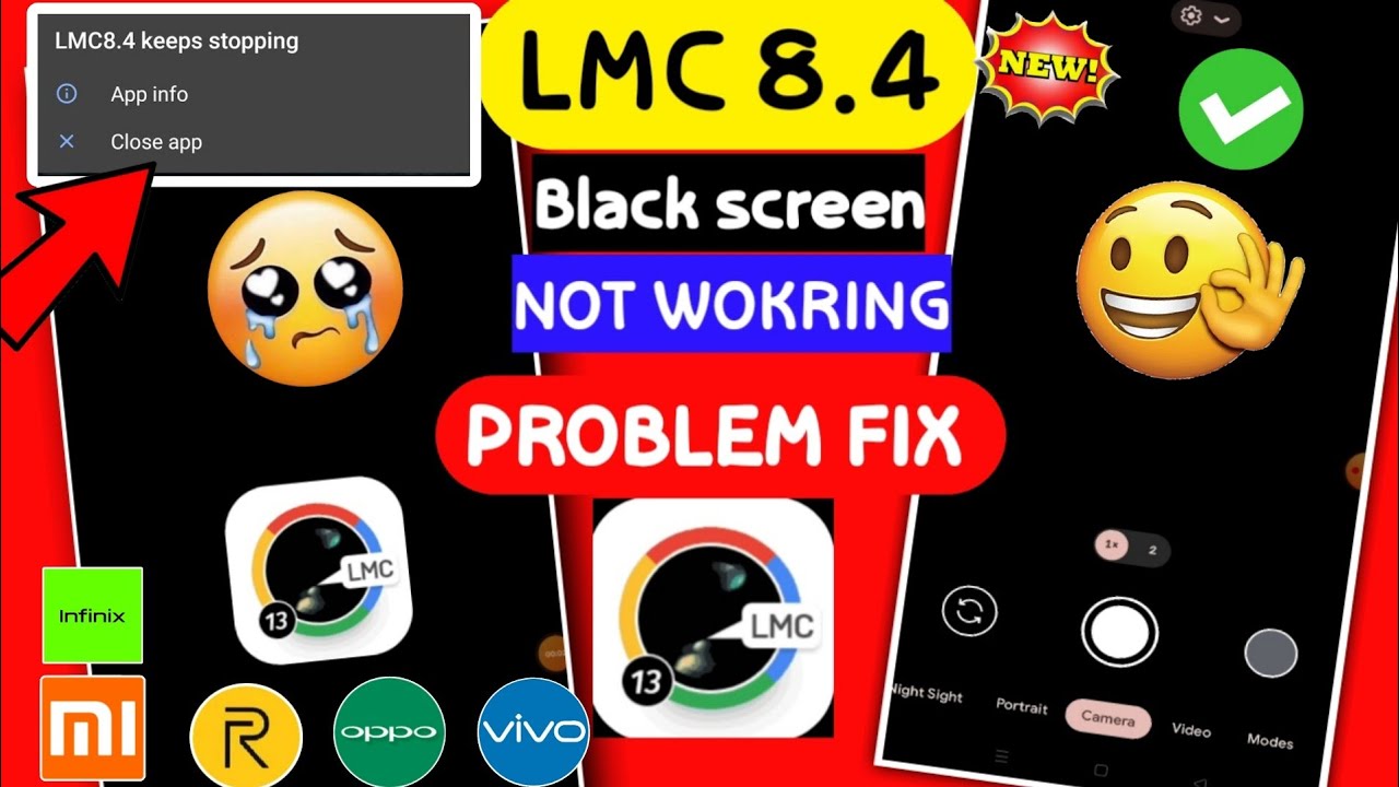 LMC8.4 Keeps Stopping Problem solved | LMC 8.4 Auto back problem |lmc 8.4 app crash not opening