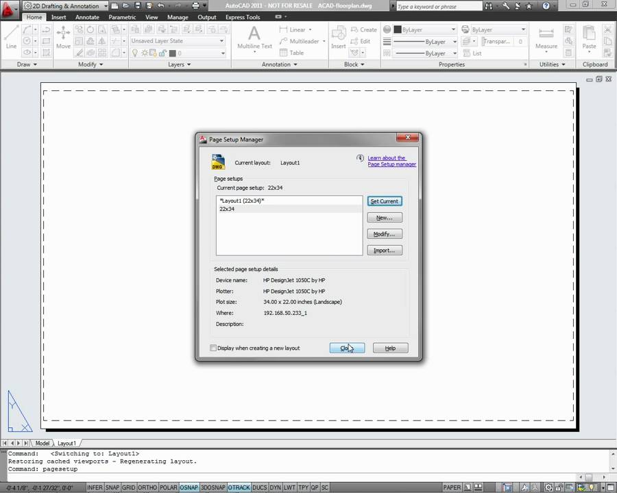 AutoCAD Plotting