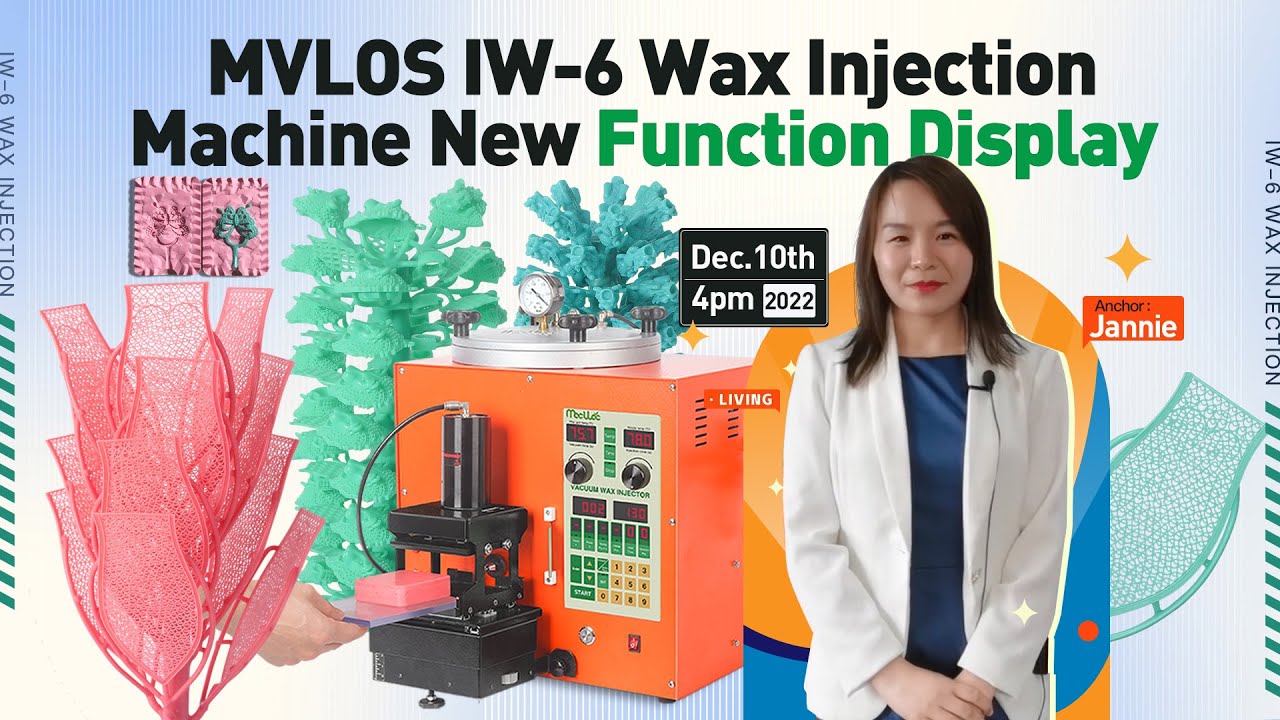New Function Display of IW-6 wax injection machine