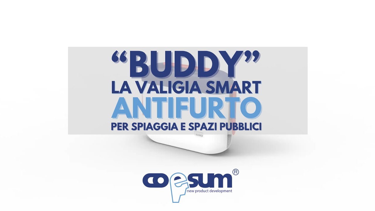 BUDDY: La Valigia Smart Antifurto per Spiaggia e Spazi Pubblici | Design & Sicurezza