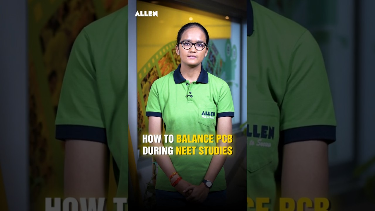 Aashi Singh AIR 12 in NEET 2025 | Perfect Strategy to Balance PCB Revealed! #shorts