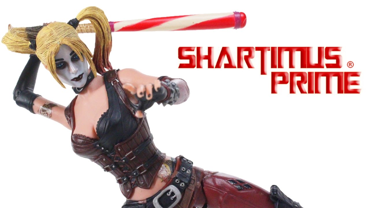 NECA 7 Inch Harley Quinn TRU Batman Arkham City Video Game Toys R Us Exclusive Action Figure Review