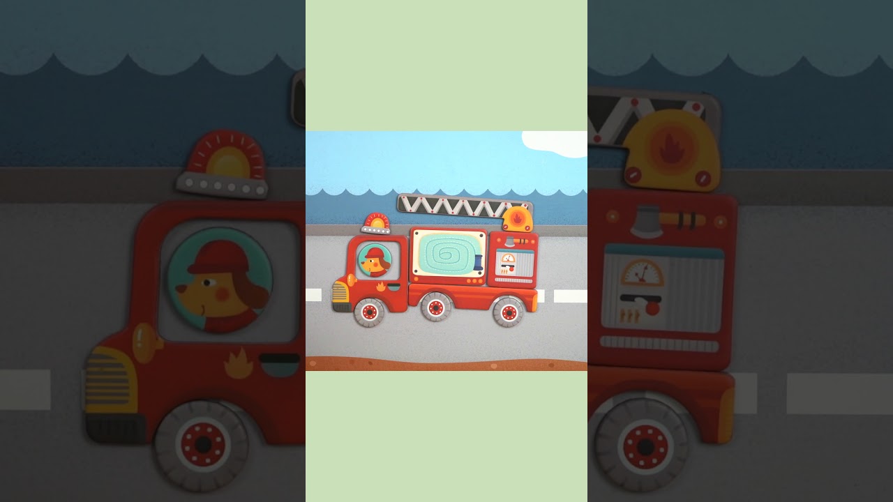 Things That Go - magnetic vehicle set