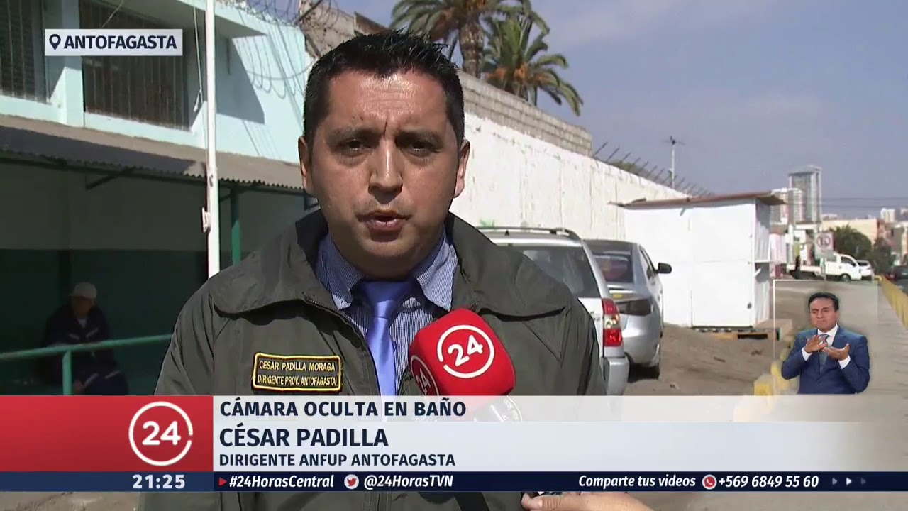 Encuentran cámara oculta en baño de mujeres de Gendarmería de Antofagasta | 24 Horas TVN Chile