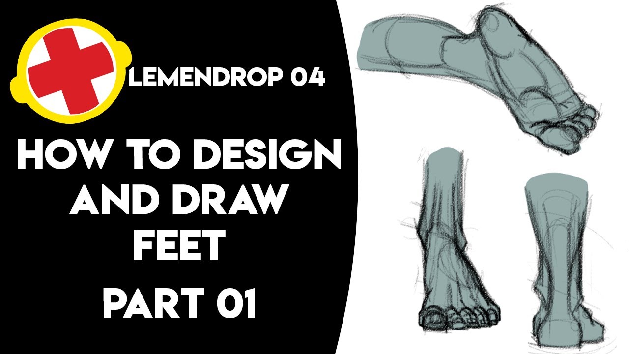 How to Draw Feet Part 01