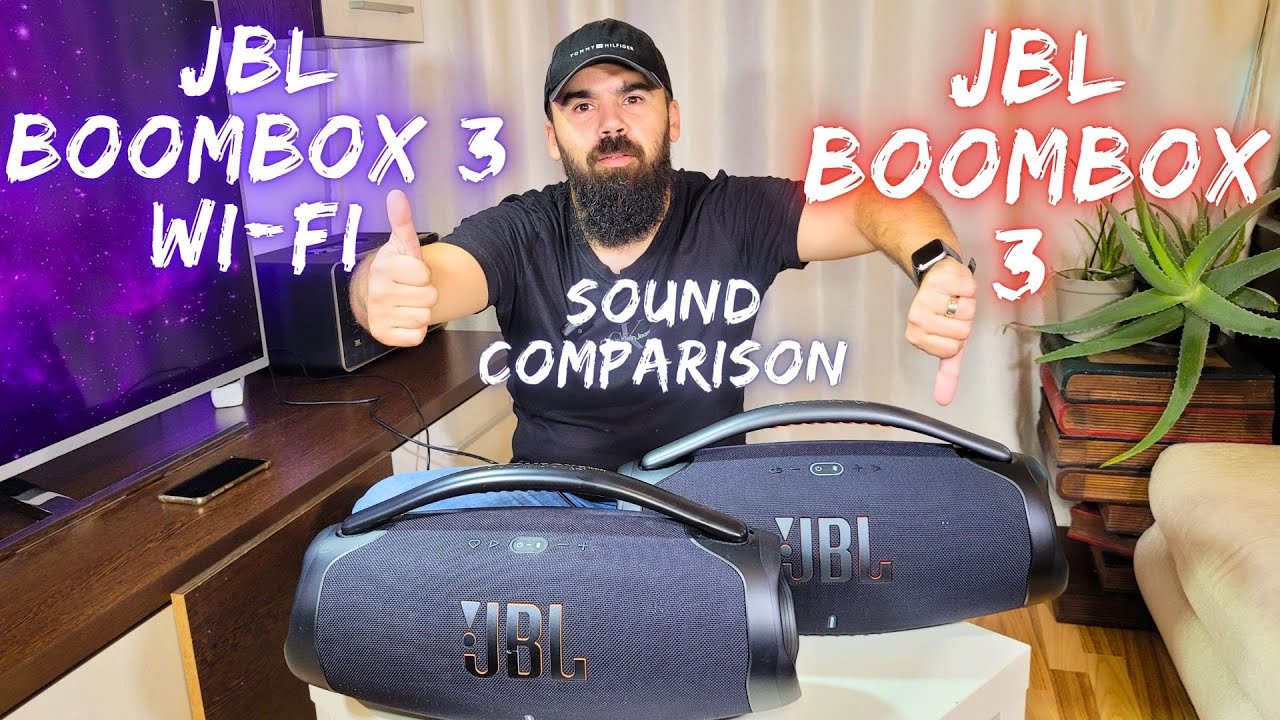 Сравнение звука JBL Boombox 3 и JBL Boombox 3 WI-FI
