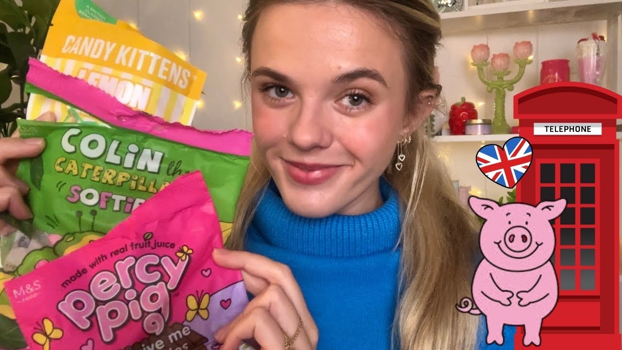 ASMR For Charity 🇬🇧 Trying British Sweet Treats 🍬