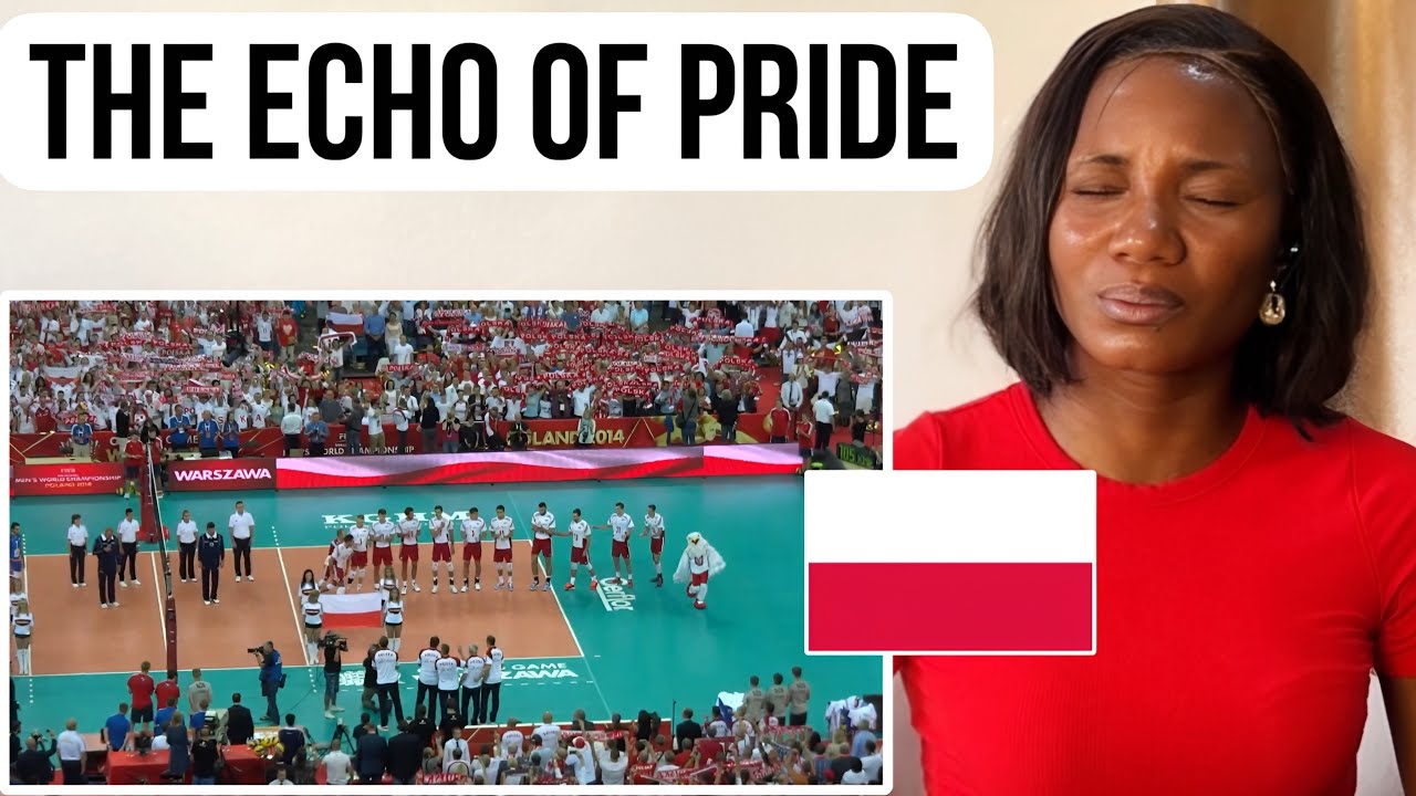 Reaction To The national anthem of Poland/ Hymn Polski/ Poland-Serbia/ Volleyball Men's World Cham.