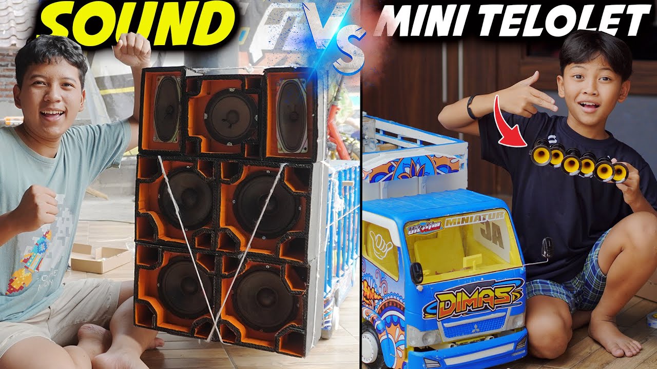 MINI TELOLET BASURI VS MINI SOUND SYSTEM DITDIM!! KALIAN TEAM MANA???