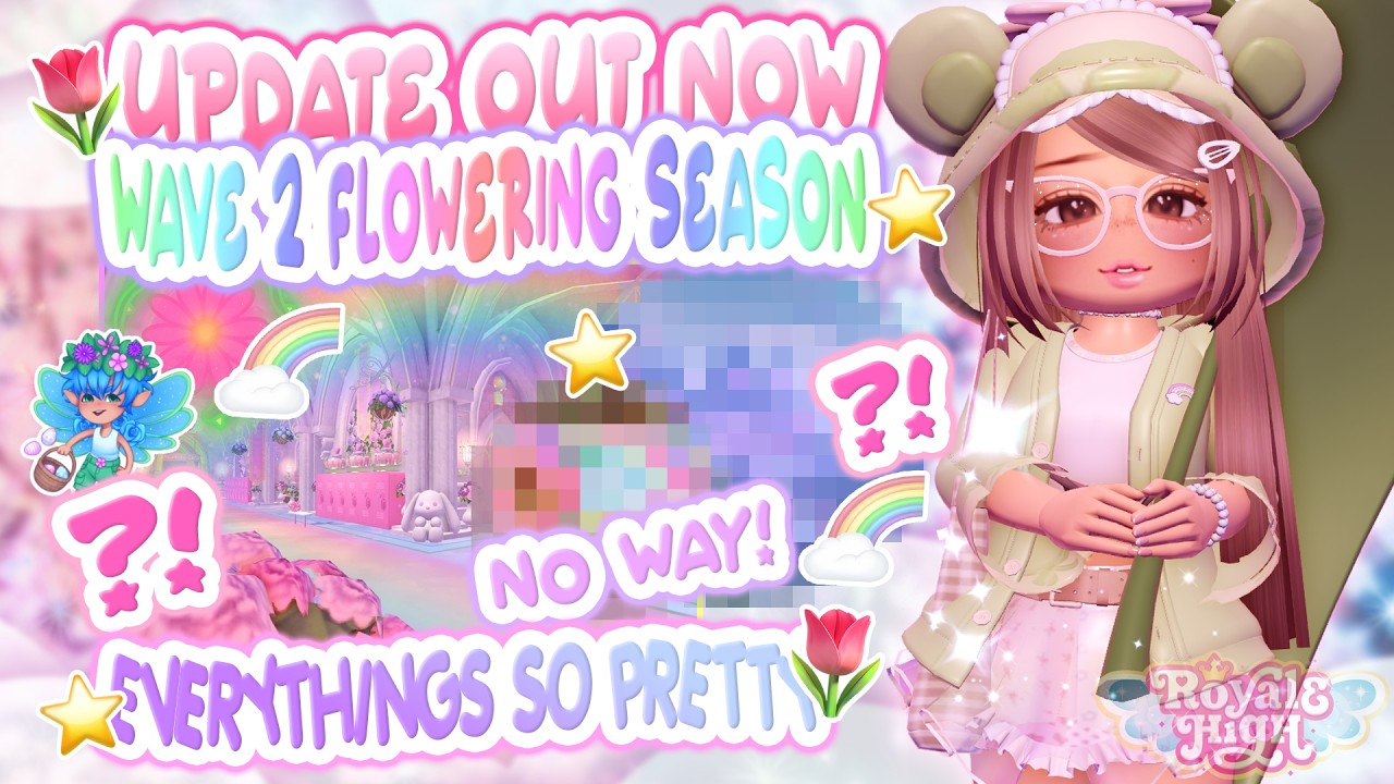 🌈ALERT🌷 MINI UPDATE OUT NOW EVERYTHING LOOKS SO 🍀FLOWERING SEASON👀 | Royale High