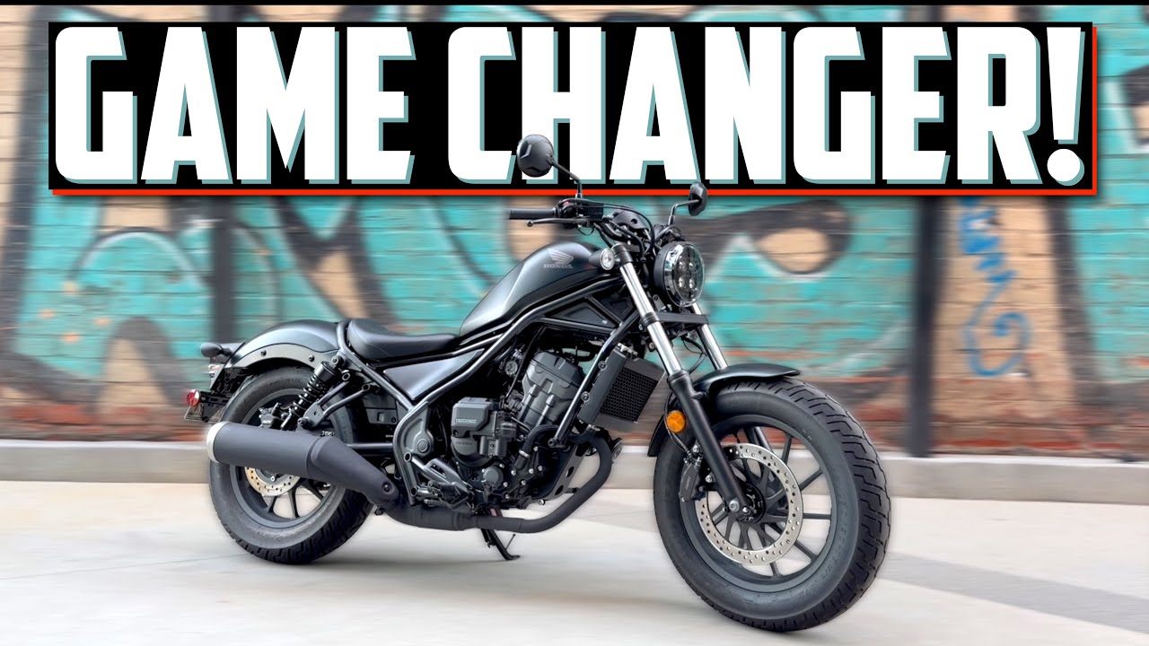 his Honda Rebel 300 E-Clutch Is The Easiest Motorcycle I've Ridden...Ever!