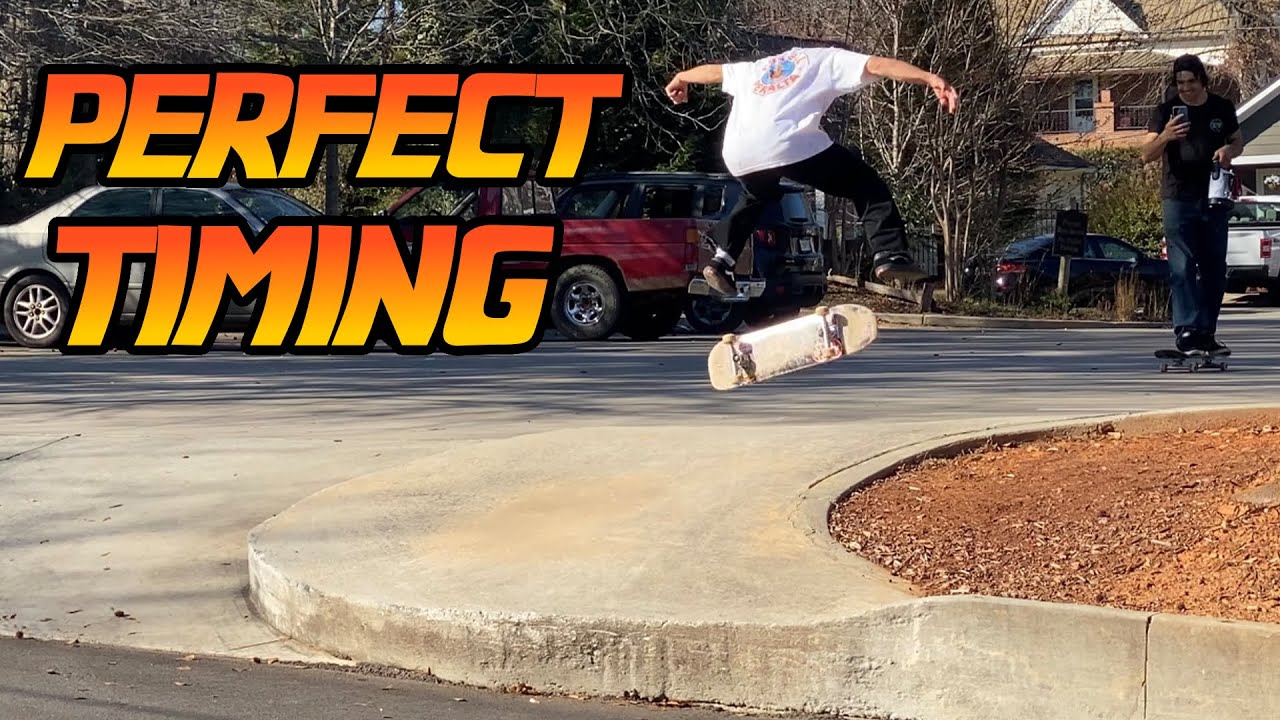 THE TIMING WAS PERFECT FOR THIS TRICK!!!!