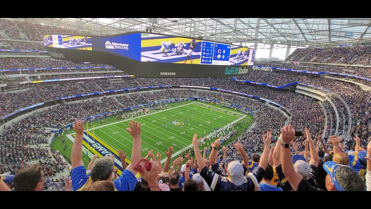 Los Angeles Rams first drive Bears Vs Rams at SOFI