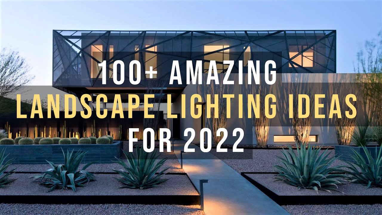 Top 100 Landscape Lighting ideas for 2022  | House Exterior Lighting | Garden Lighting