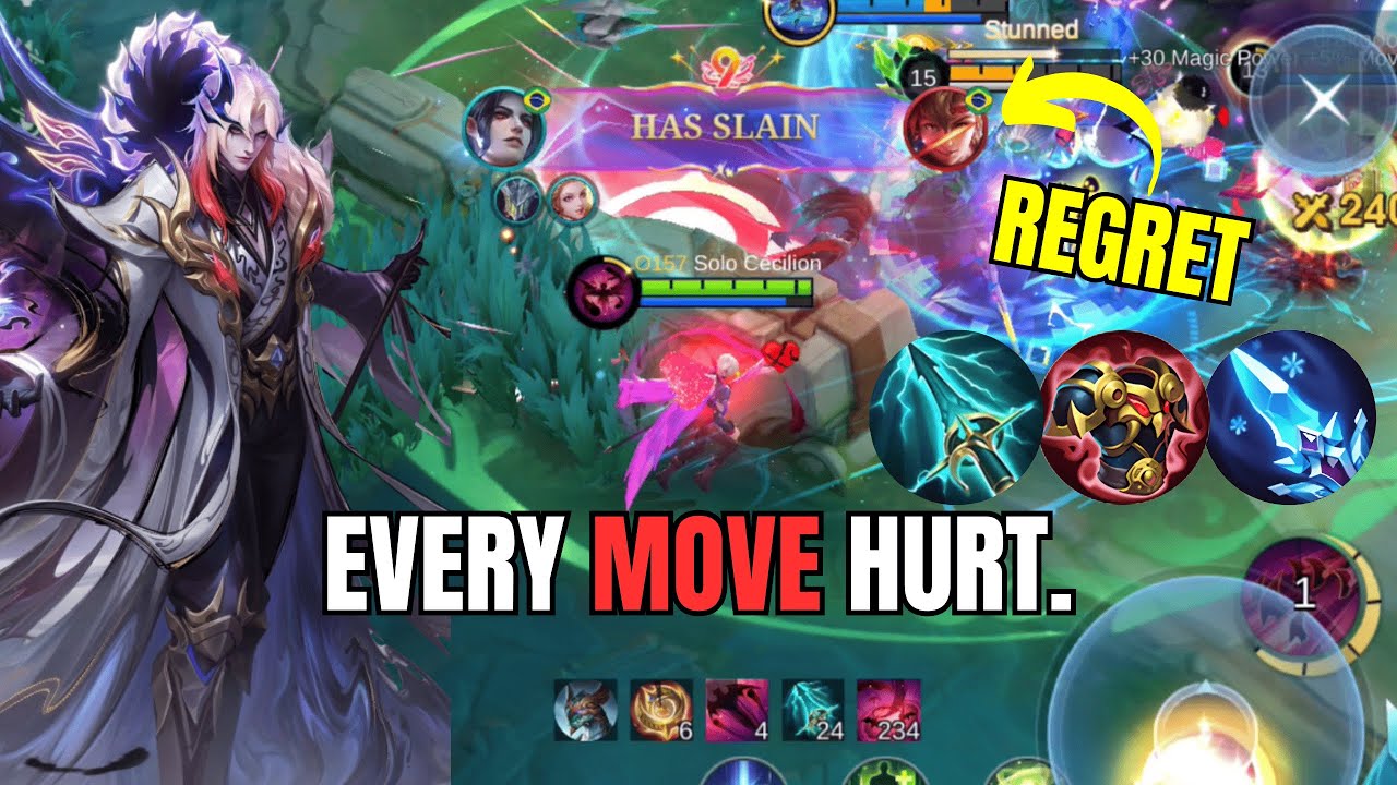 CECILION MADE THEM REGRET EVERYTHING!! Cecilion BUILD AND EMBLEM! ~ MLBB