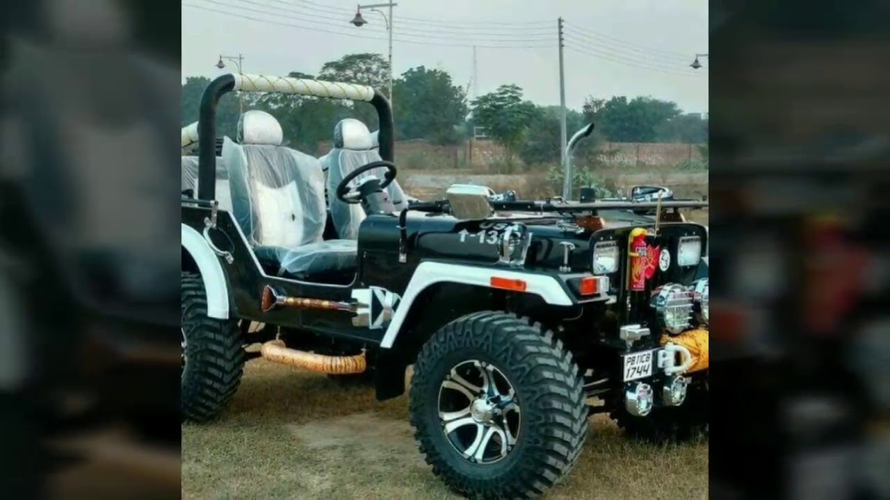 Open modified jeep.