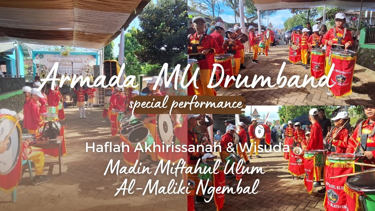 WALI SONGO DRUMBAND VERSION || ARMADA-MU DRUMBAND PERFORM DI NGEMBAL - TUTUR PASURUAN