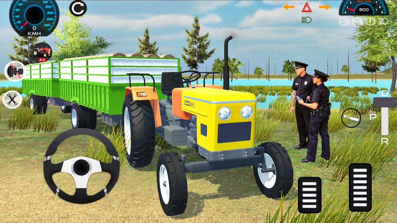 Real Tractor Driving Simulator Games | Modern Farming Tractor Offroad Driving | Android GamePlay