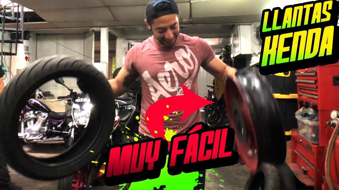 Aprende a cambiar llantas de moto fácil Tremendo Tutorial / Llantas Kenda