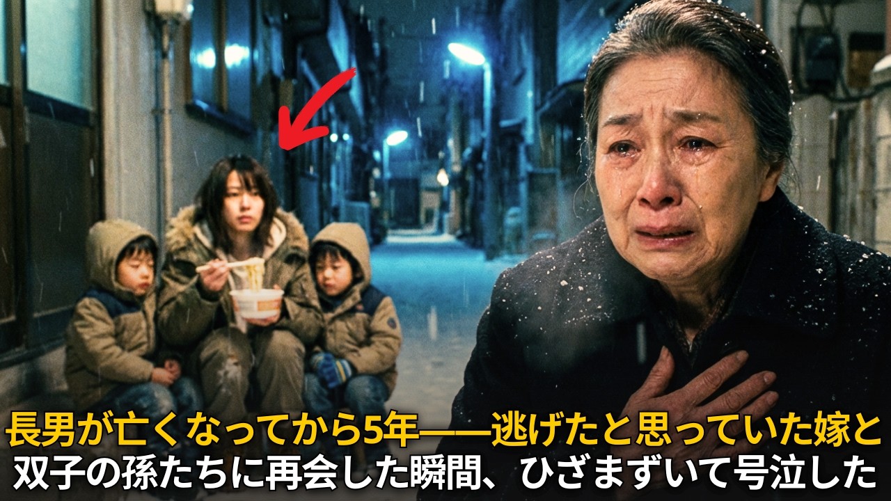長男が亡くなってから5年――逃げたと思っていた嫁と双子の孫たちに再会した瞬間、衝撃の真実にひざまずいて号泣した｜人生の教訓｜オーディオブック