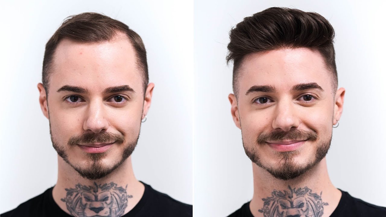 Faux Hawk Fade Cut Summer Trend 2019 | Transformation with Hair system | Hairsystems Heydecke