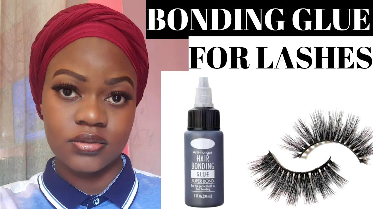 HOW TO PROPERLY APPLY FALSE LASHES WITH HAIR GLUE/LANELL/ Being Sharuah