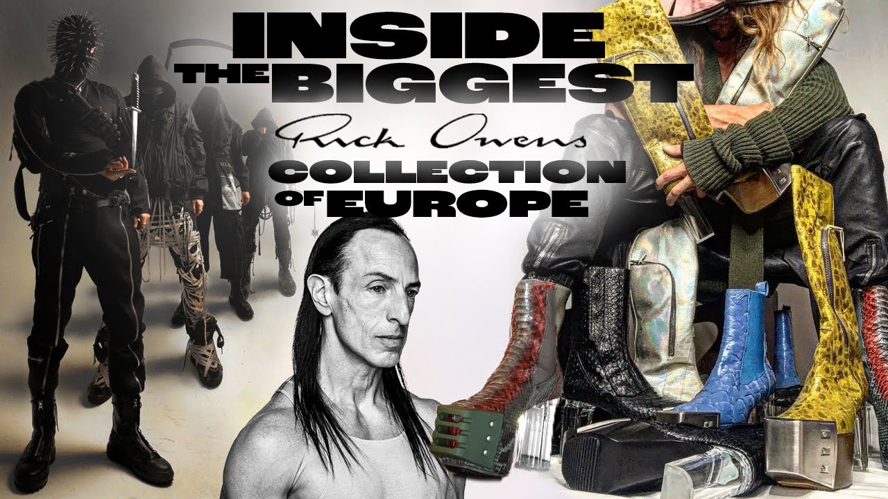 The Biggest Rick Owens Collection Of Europe....And Maybe The World (Feat. Bjorn van Lanen)