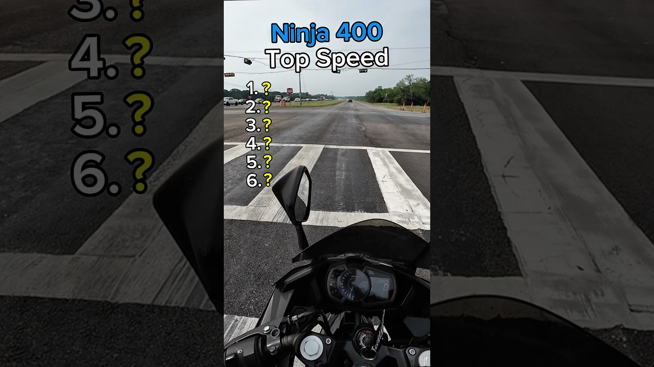 Ninja 400 Top Speed | 1-6 Gear