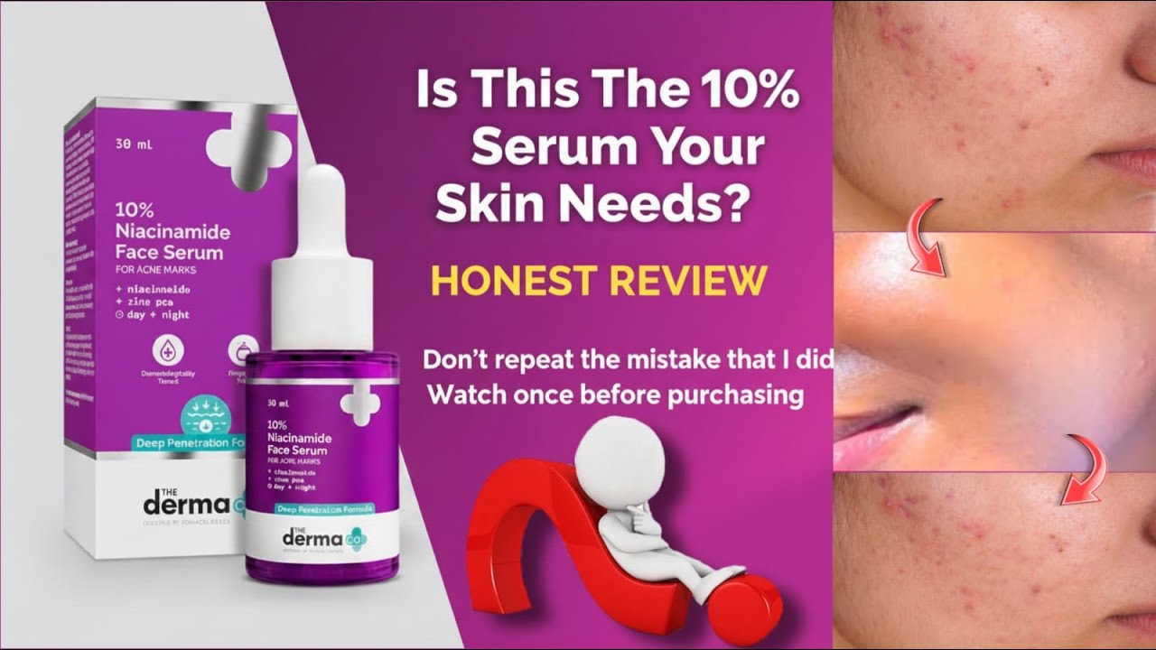 Does The Derma Co 10% Niacinamide Serum REALLY Work? My Honest Review