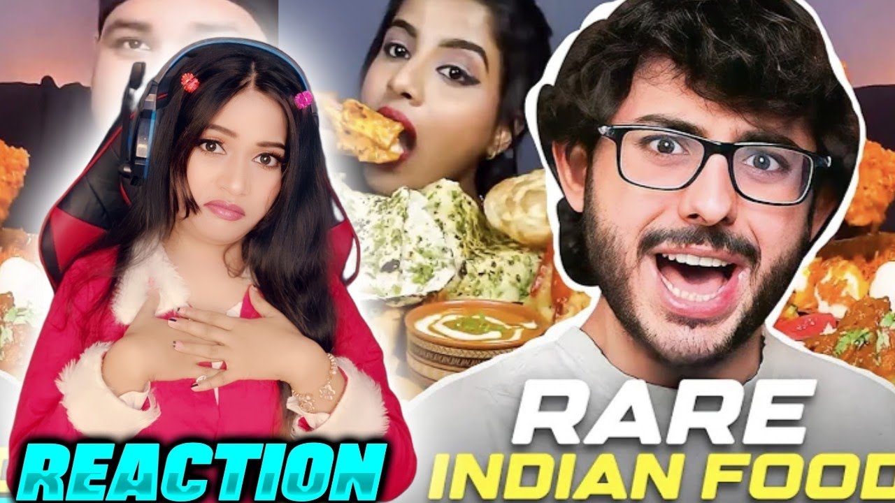 RARE INDIAN STREET FOOD....YUMMYY🤤| REACTION ON CARRYMINATI SAVAGE QUEEN ARIANA