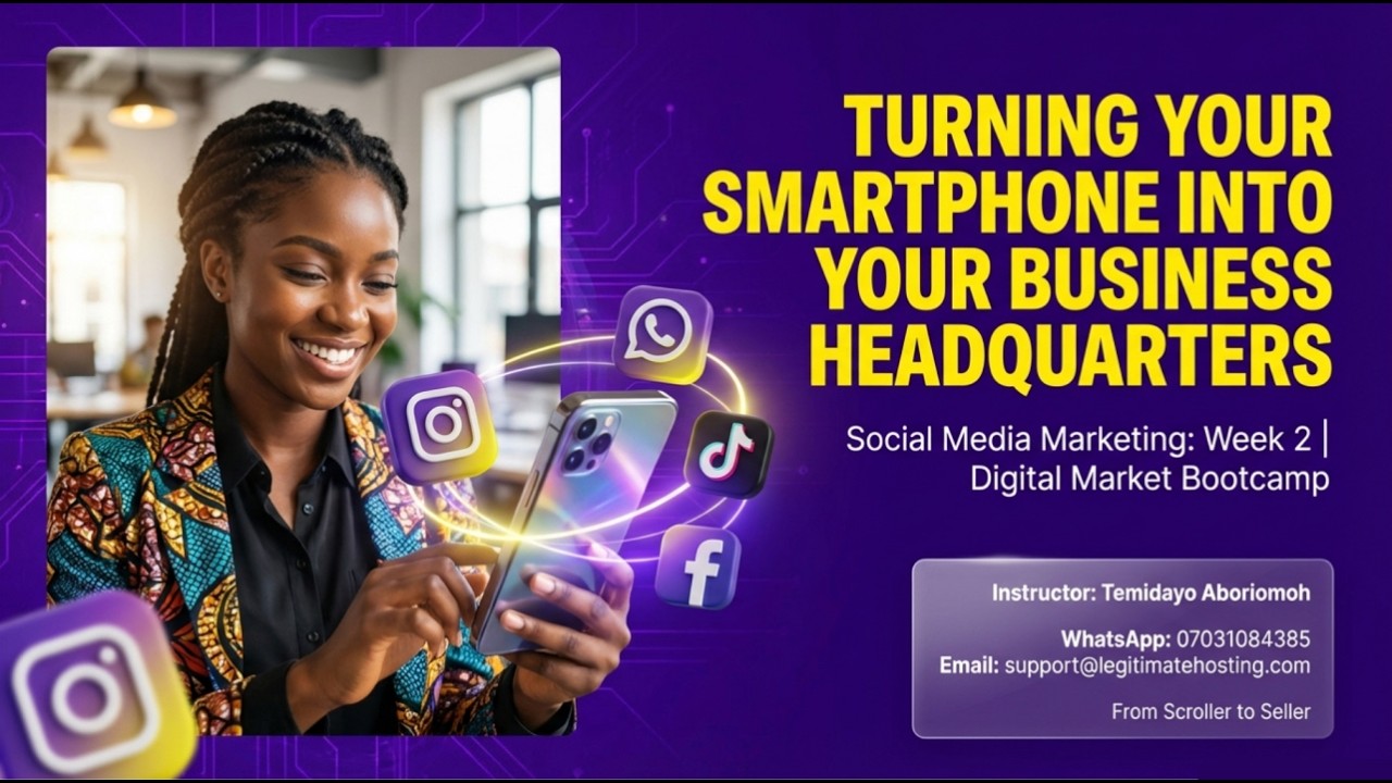 Smartphone to Seller: Complete Social Media Marketing Guide 2026 | Grow Your Business Online