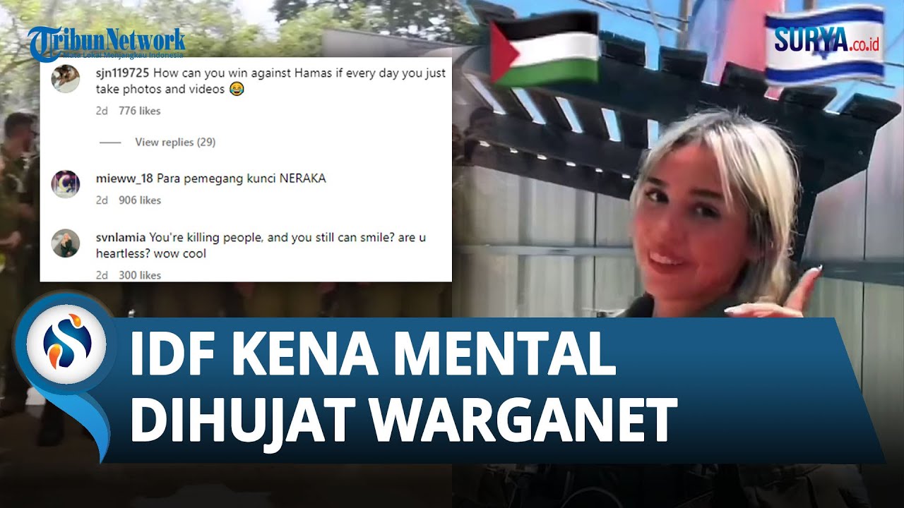 DIHUJAT HABIS-HABISAN Warganet Indonesia, Tentara Israel KENA MENTAL Imbas Ejek Hamas & Palestina