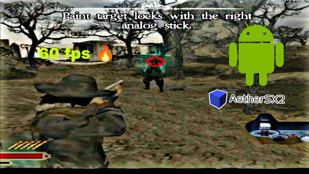 Red Dead Revolver (PS2) Game On Android I Aether sx2 I 60 fps gameplay 🔥