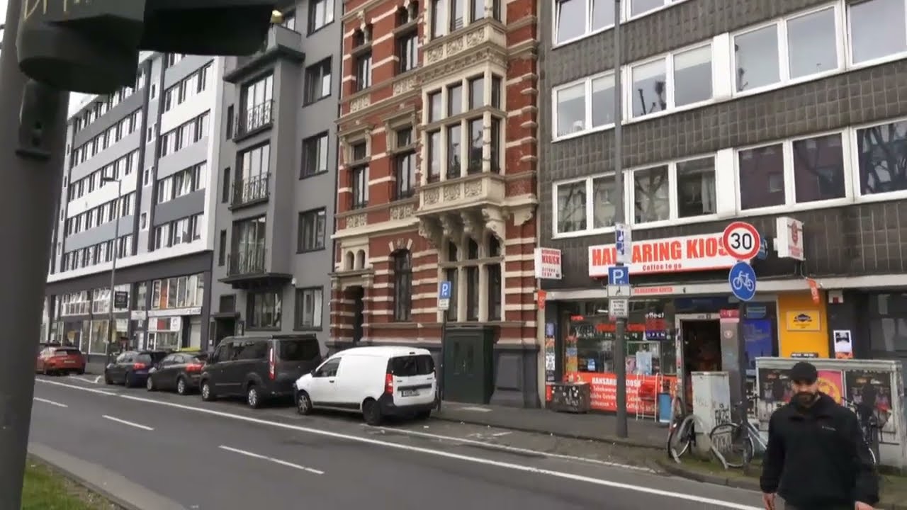Hansaring To City Centre Walk Cologne,Germany 2024