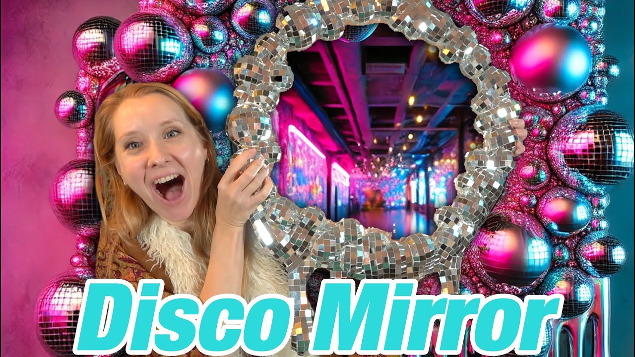 DIY | Discobal Spiegel Maken! // Rosalie Boom #247