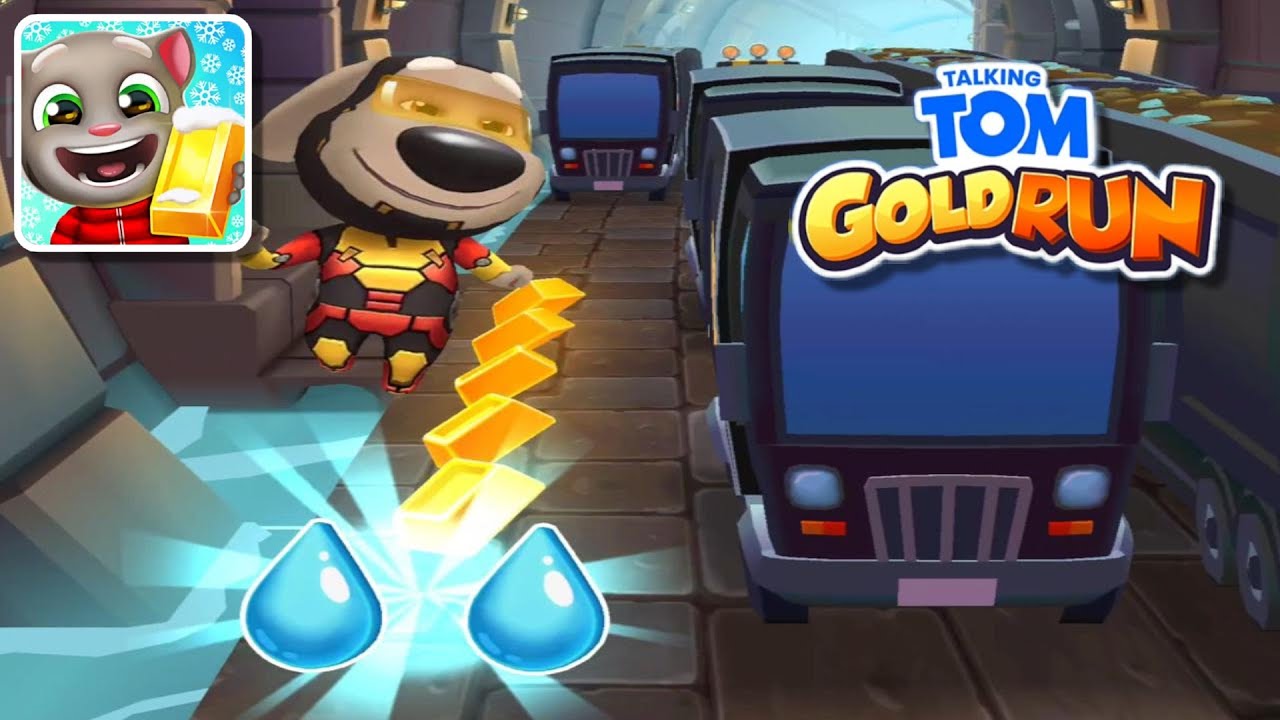 Talking Tom Gold Run FESTIVE FORTUNE Grow and Go Event Iron Ben