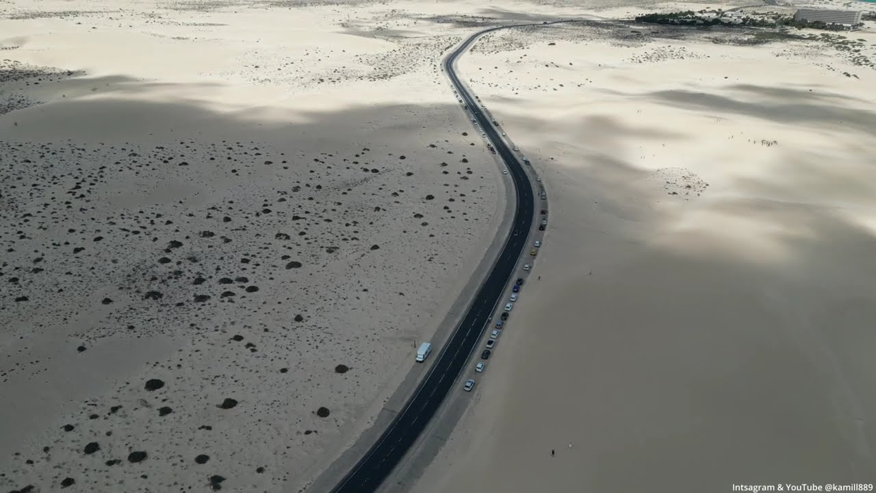 Dunes of Corralejo, Fuerteventura (DRONE FOOTAGE)