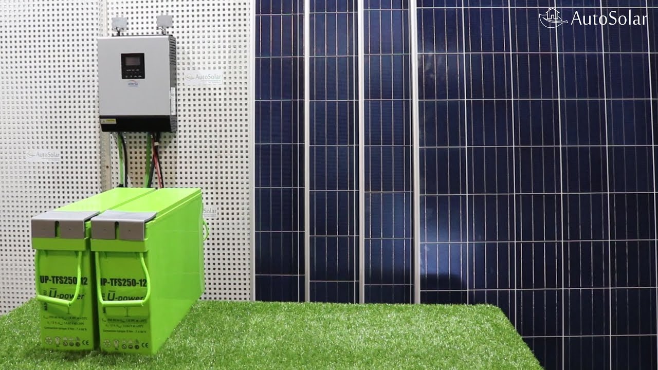 Kit Solar Casa Campo 3000W 24V 6400Whdia
