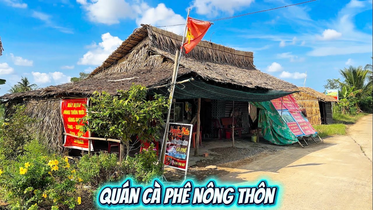 Đường Quê Sông Cái Bé – TIỆM TẠP HÓA-QUÁN NƯỚC Nhà Lá Đậm Hơi Thở Quê Nhà- GIỒNG RIỀNG - KIÊN GIANG
