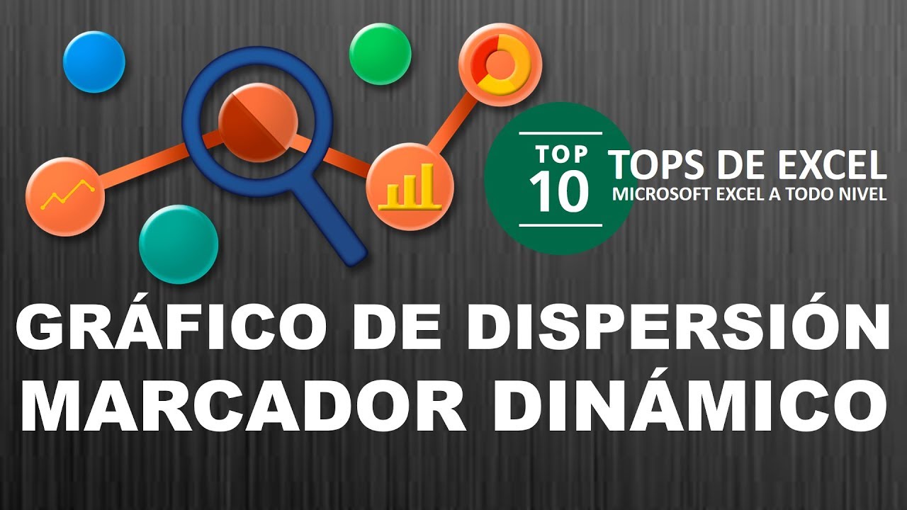 Gráfico de dispersión con marcador dinámico | Tops de Excel