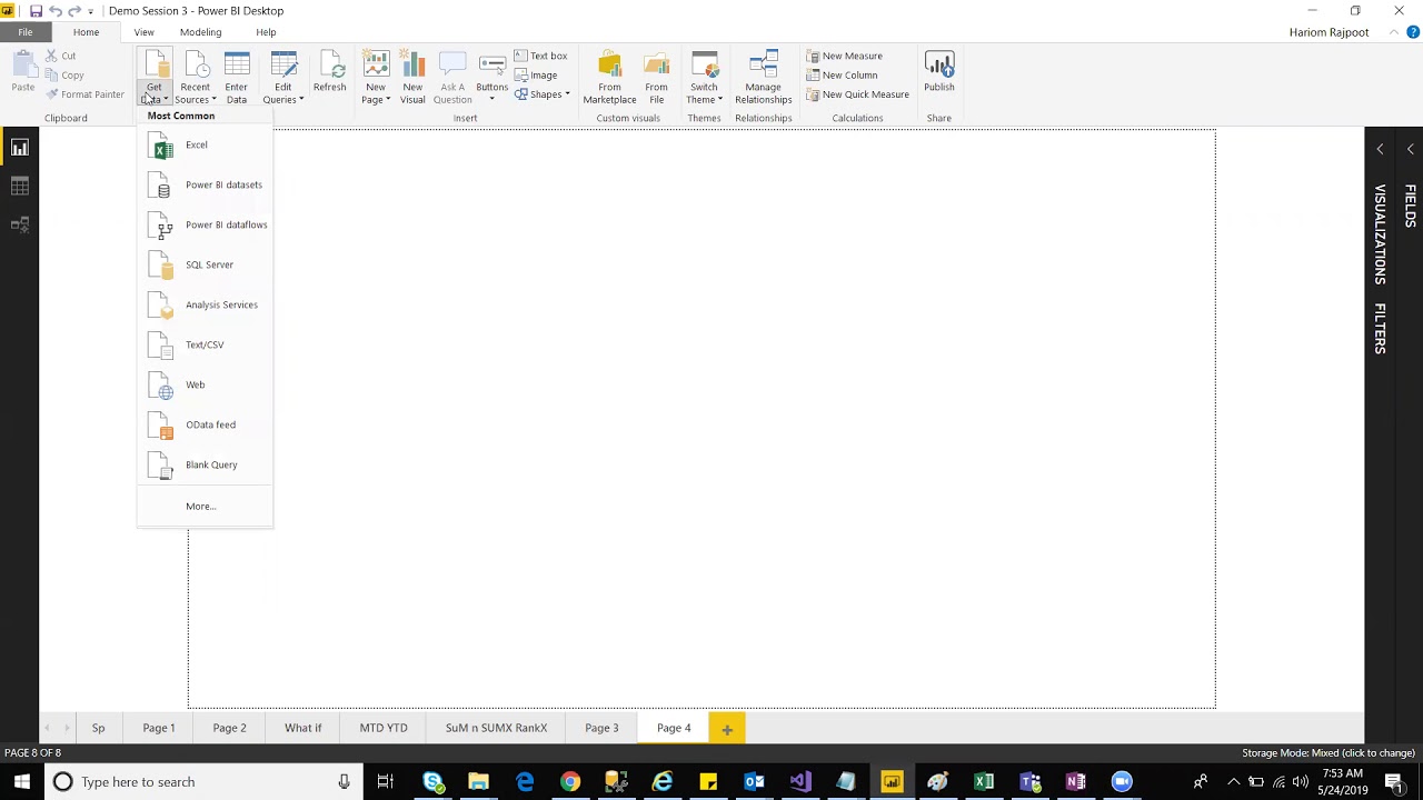 Power BI session 8 - Rank with what if parameter and slicers