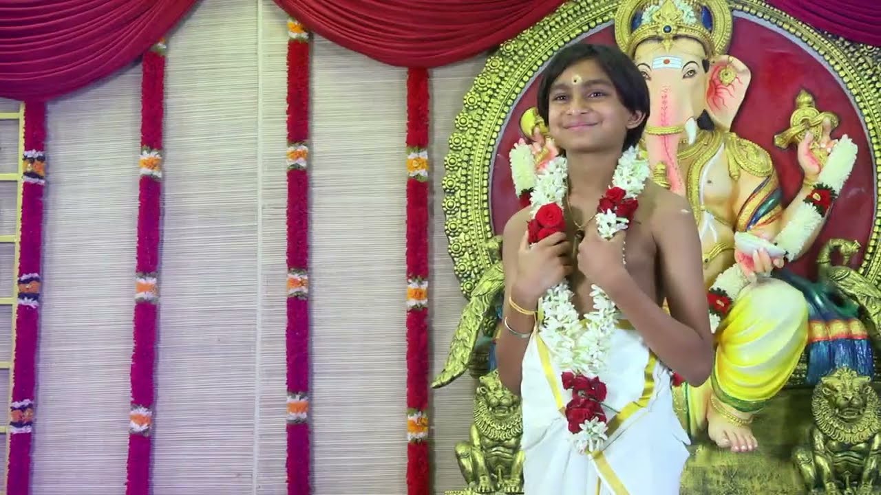 Chiranjeevi. Vilva Vikram  Mahadevan Upanayanam Highlights Video