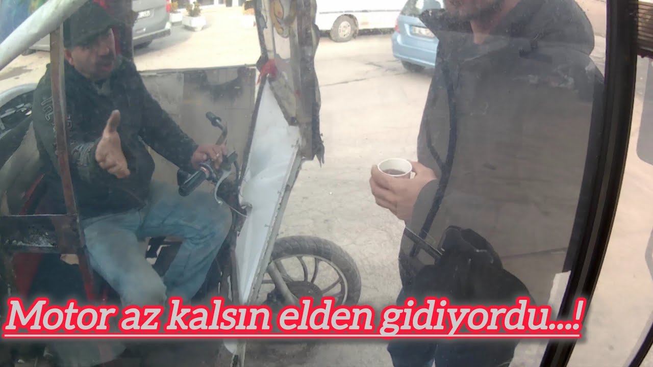 HURDACIDA MOTOR AZ KALSIN ELDEN GİDİYORDU!!!!