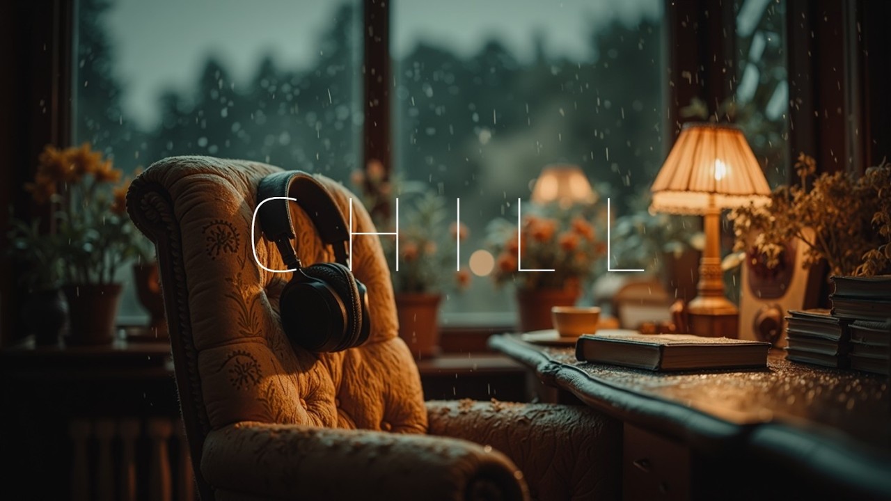 Deep Coffee Work Music | Rainy Day Focus & Productivity - Relaxing Ambient Study Beats