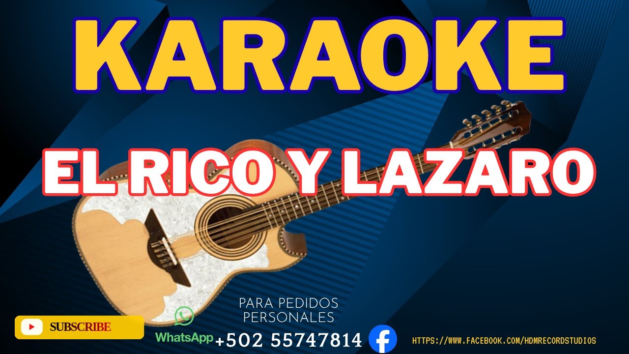 KARAOKE NORTEÑO EL RICO Y LAZARO