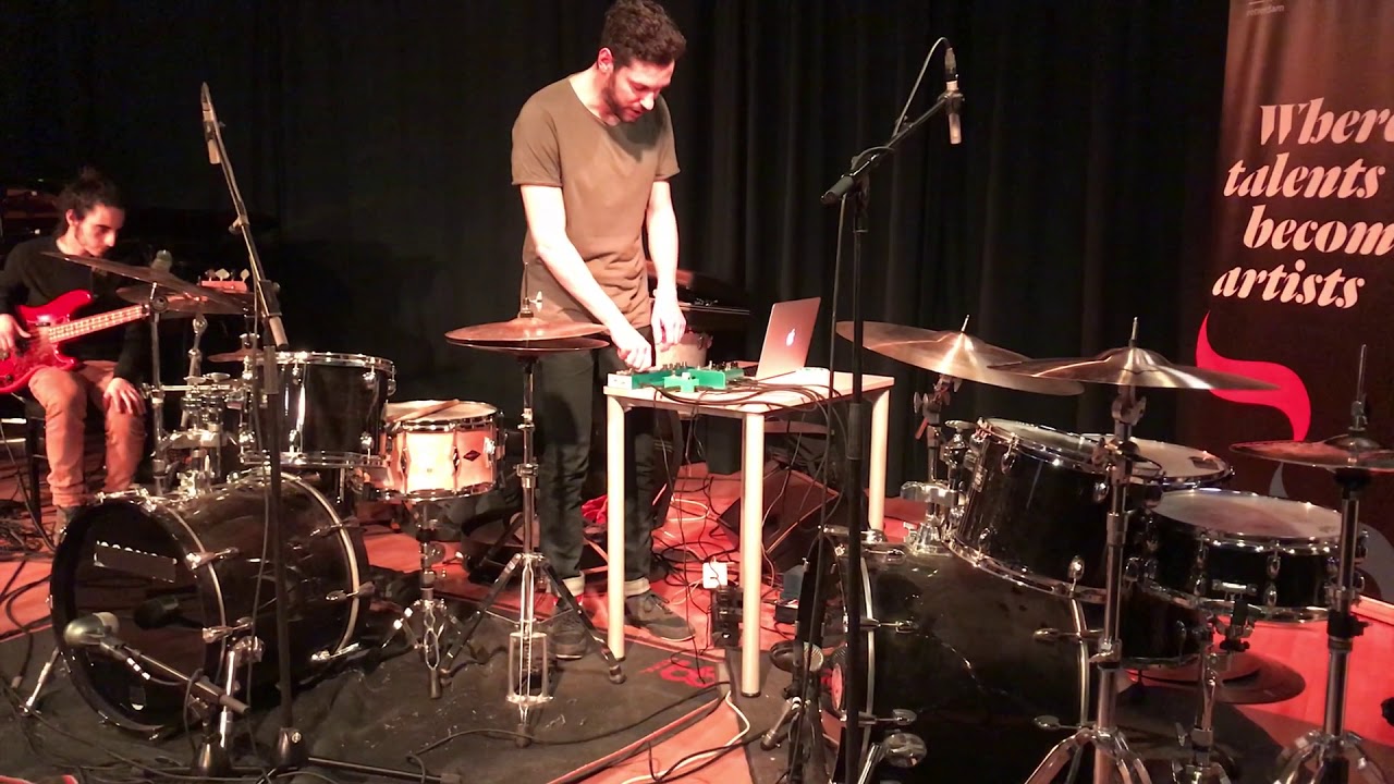 Fragment Mark Schilders workshop op de Codarts Bass & Drum Masters dag