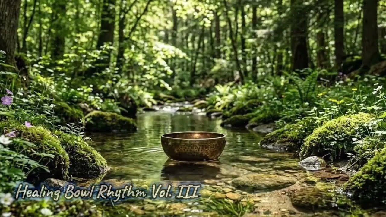 Healing Bowl Rhythm Vol. III : Forest Stream | 3D Immersive Soundscape