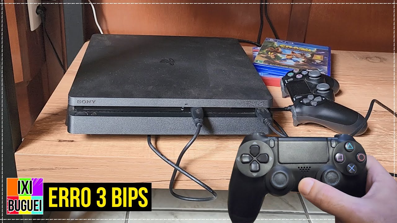 PS4 DANDO 3 BIPS E NÃO APARECE IMAGEM NA TV ( O QUE EU FIZ PRA VOLTAR AO NORMAL )